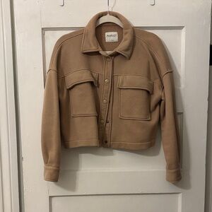 Abercrombie & Fitch Camel Utility Jacket